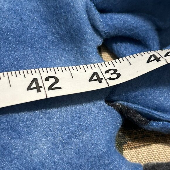 U.S. Navy Fleece Throw Blanket With Tassel‎ Edges 43"x43" - Picture 9 of 9